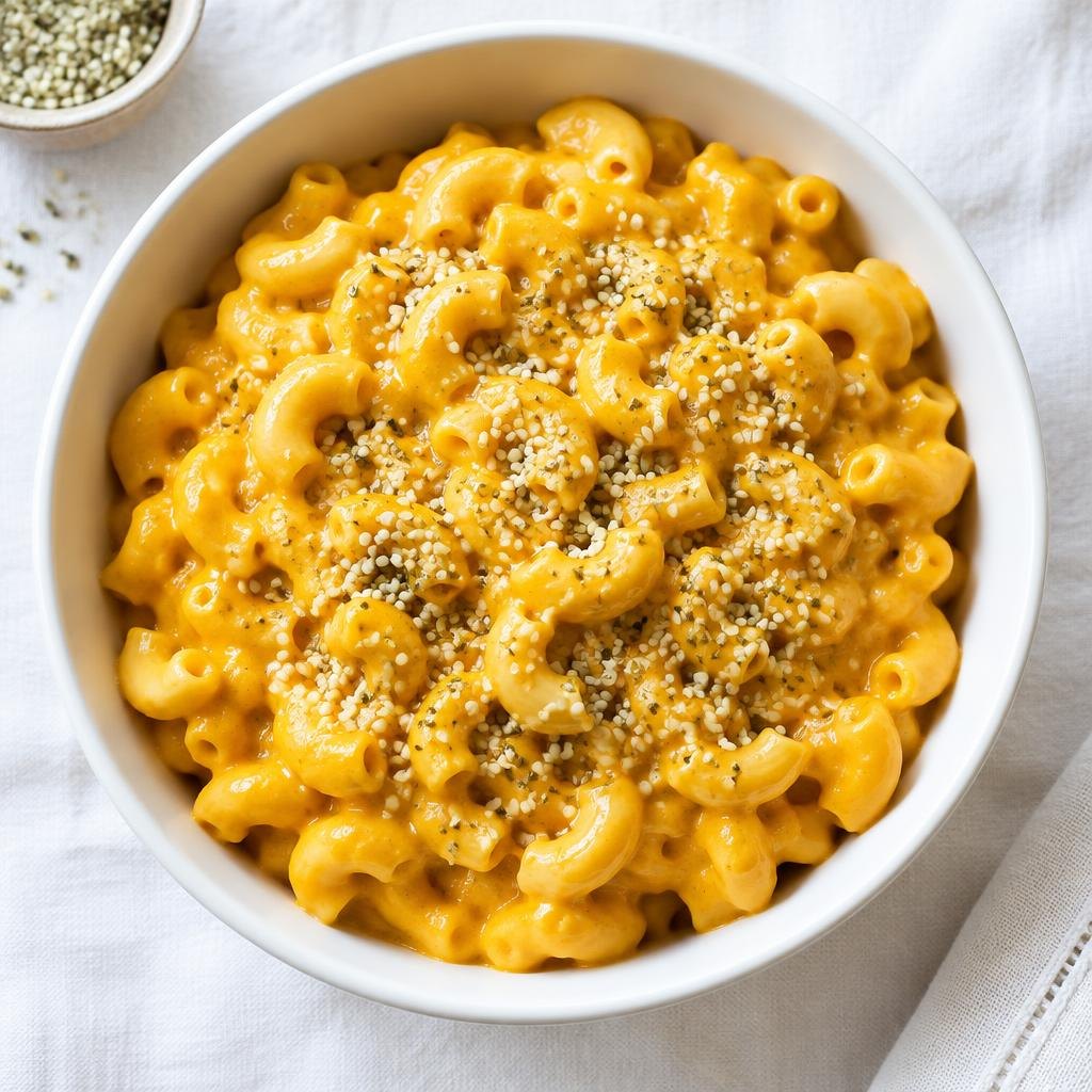 Illustrative BFY Mac & Cheese; not an exact recipe photograph.