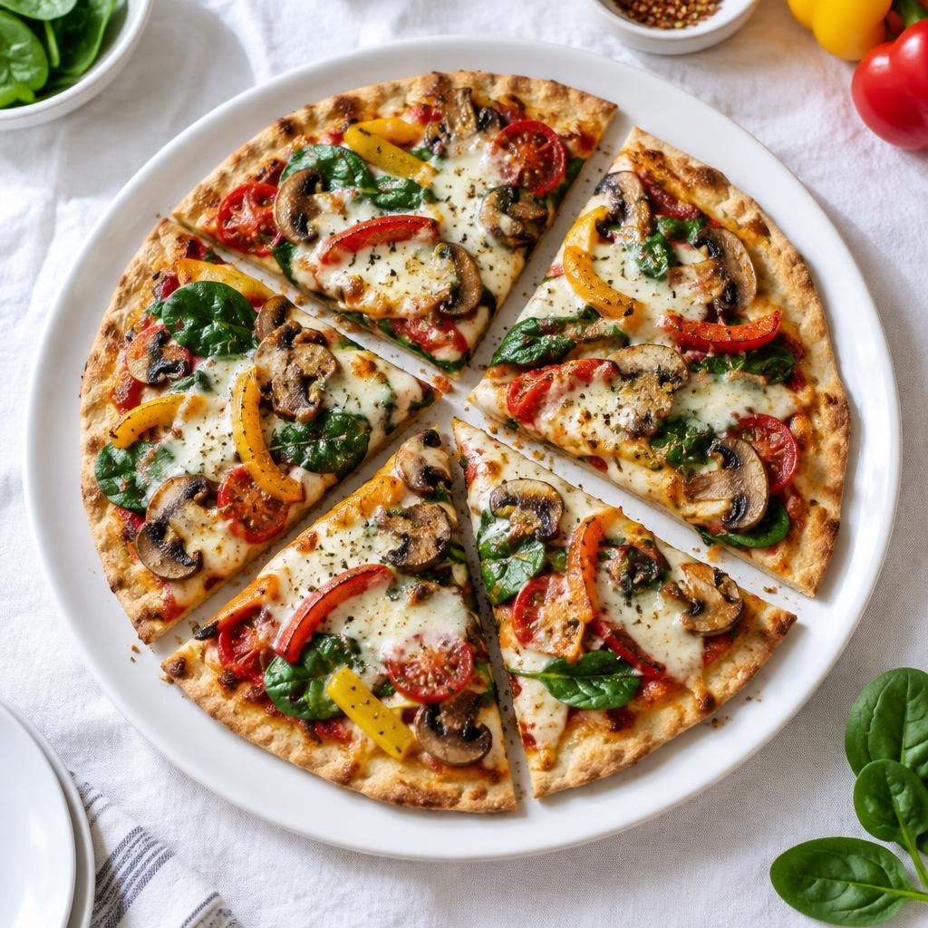 Illustrative Build-Your-Own Flatbread Pizza Night; not an exact recipe photograph.